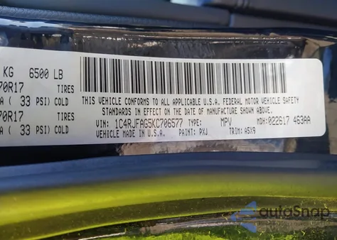 2019 Jeep Grand Cherokee Laredo E 4X4 from USA, damaged, VIN 1C4RJFAG5KC706577